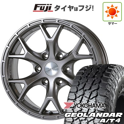 【新品国産車用 6穴139.7車】 夏タイヤ ホイール４本セット 285/70R17 ヨコハマ ジオランダー A/T4 G018 OWL/RBL ジャオス トライブクロウ 17インチ