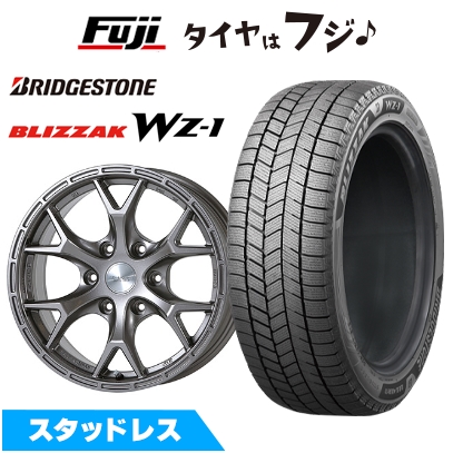 【新品】プラド/ハイラックス スタッドレスタイヤ ホイール4本セット 265/65R17 ブリヂストン ブリザック WZ-1 ジャオス トライブクロウ 7.5J 17インチ