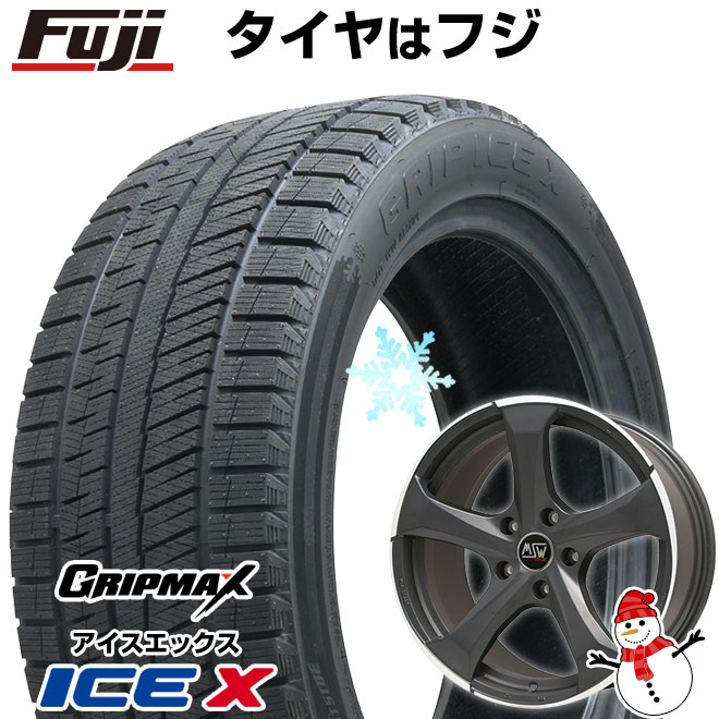 新品 輸入車用 BMW 2シリーズ（F45/F46） スタッドレスタイヤ ホイール4本セット 225/45R18 グリップマックス アイスX BSW(限定) MSW 47 18インチ