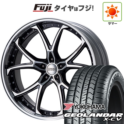 【新品国産車用5穴114.3】 | 夏タイヤ ホイール4本セット | 265/40R22 | ヨコハマ ジオランダー X-CV G057 | エムズスピード FORGEDデザイン 333 | 9J 22インチ