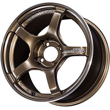 【新品国産車用 4穴100車】 オールシーズンタイヤ ホイール４本セット 185/60R15 クムホ マーシャル MH22(限定) ヨコハマ アドバンレーシング TC4 15インチ