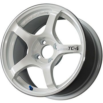 【新品国産車用 4穴100車】 オールシーズンタイヤ ホイール４本セット 185/60R15 クムホ マーシャル MH22(限定) ヨコハマ アドバンレーシング TC4 15インチ