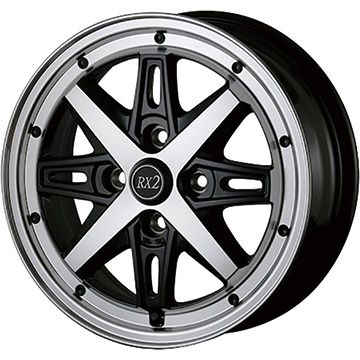 【新品 軽自動車】軽トラ 軽バン 夏タイヤ ホイール4本セット 145/80R12 80/78N ブリヂストン エコピア R710(限定) アルジェノン フェニーチェ RX 2 12インチ : fuji 21681 145404 27205 27205 : フジ スペシャルセレクション