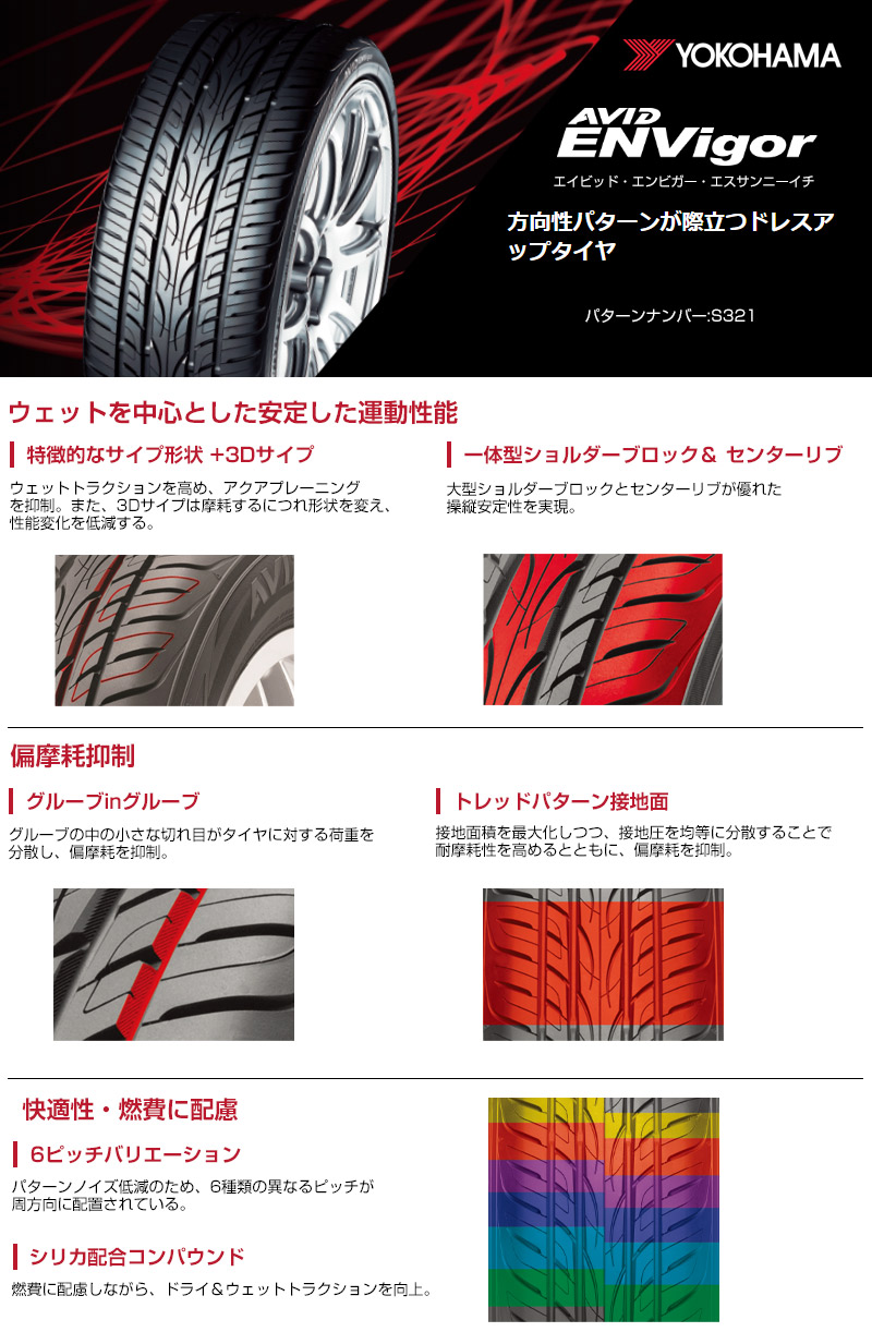 【新品国産車用5穴114.3】 | 夏タイヤ ホイール4本セット | 245/40R19 | エイビッド エンビガーS321 | WORK ワーク シュヴァート クヴェルII | 8J 19インチの画像