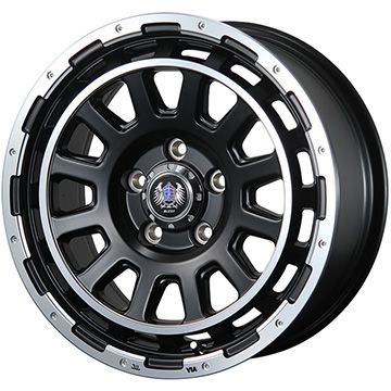 【新品 軽自動車】 夏タイヤ ホイール4本セット 165/55R14 ミレバー ハーモニック MP247(限定) ブレスト バーンズテック DHストリーム 14インチ