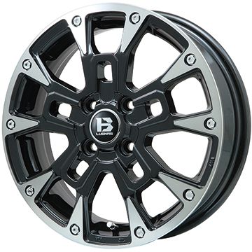 新品 N BOX タント スペーシア オールシーズンタイヤ ホイール４本セット 155/65R14 クムホ マーシャル MH22(限定) ビッグウエイ B LUGNAS BRD 14インチ :fuji 21721 146637 42224 42224:フジ スペシャルセレクション