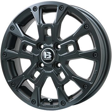 【新品 軽自動車】ハスラー オールシーズンタイヤ ホイール４本セット 165/65R14 クムホ マーシャル MH22(限定) ビッグウエイ B LUGNAS BRD 14インチ :fuji 21721 146639 42227 42227:フジ スペシャルセレクション