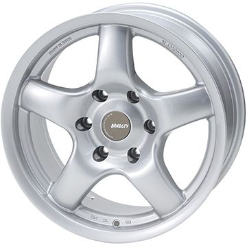 【新品】プラド/ハイラックス 夏タイヤ ホイール4本セット 265/70R17 ヨコハマ ジオランダー A/T4 G018 OWL/RBL 4X4エンジニア ブラッドレー パイ 17インチ