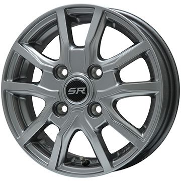 【新品 軽自動車】軽トラ 軽バン 夏タイヤ ホイール４本セット 145/80R12 グリップマックス スタチャー HC V RWL 80/78N(限定2022年製) ブランドル N52 12インチ :fuji 21681 116749 43542 43542:フジ スペシャルセレクション