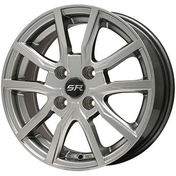 【新品 軽自動車】ソリオ ハスラー オールシーズンタイヤ ホイール4本セット 165/70R14 クムホ マーシャル MH22 オールシーズン(限定) ブランドル N52 14インチ｜fujidesignfurniture