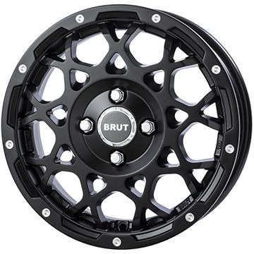 【新品 軽自動車】軽トラ 夏タイヤ ホイール4本セット 165/80R14 97/95N トーヨー オープンカントリー R/T RWL/RBL トライスター BRUT BR-55 14インチ｜fujidesignfurniture