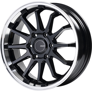 【新品】ハイエース200系 | 夏タイヤ ホイール4本セット | 225/50R18 107/105H | ヨコハマ PARADA PA03 ホワイトレター | BUAN KB RACING S-12 | 6.5J 18インチ