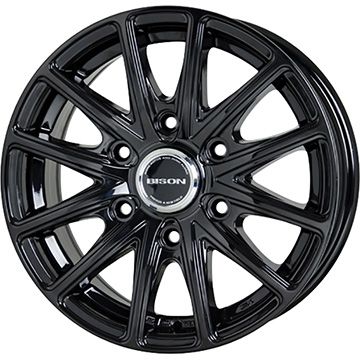 新品 キャラバン オールシーズンタイヤ ホイール4本セット 195/80R15 107/105N ヨコハマ ブルーアース Van RY61 A/S ホットスタッフ バイソン BN-01 15インチ
