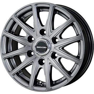 【新品】キャラバン オールシーズンタイヤ ホイール4本セット 195/80R15 107/105N ダンロップ オールシーズンMAXX VA1 ホットスタッフ バイソン BN-01 15インチ