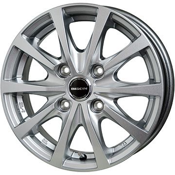 【新品 軽自動車】軽トラ 軽バン 夏タイヤ ホイール4本セット 145/80R12 80/78N ヨコハマ ブルーアース Van RY55 ホットスタッフ バイソン BN 02 12インチ :fuji 21681 150335 30515 30515:フジ スペシャルセレクション