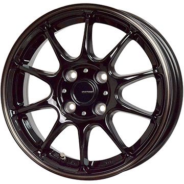新品国産車用 4穴100車 オールシーズンタイヤ ホイール4本セット 185/55R16 マーシャル MH22 オールシーズン(限定) ホットスタッフ ジースピード P-07 16インチ