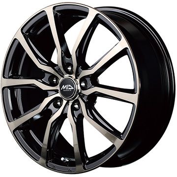 【新品国産5穴114.3車】 夏タイヤ ホイール4本セット 215/55R17 ミレバー スポーツマクロ MA349（限定） MID ユーロスピード D.C.52 17インチ｜fujidesignfurniture