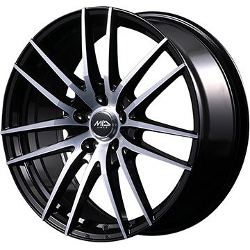 ZIEX 【新品国産5穴114.3車】 夏タイヤ ホイール4本セット 225