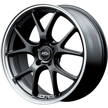 新品国産車用 5穴114.3車 オールシーズンタイヤ ホイール4本セット 225/45R18 GRIP MAX シュアグリップ A/S(限定) MID WHEELS エグゼ5 Vセレクション 18インチ