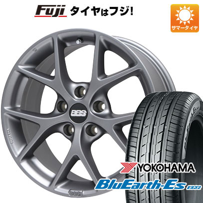 【新品国産5穴100車】 夏タイヤ ホイール４本セット 215/40R18 ヨコハマ ブルーアース ES32 BBS GERMANY SR ヒマラヤサテングレー 18インチ :fuji 1221 127859 35464 35464:フジ スペシャルセレクション