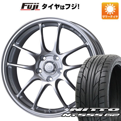 【パンク保証付き】【新品国産5穴114.3車】 夏タイヤ ホイール４本セット 215/45R18 ニットー NT555 G2 エンケイ PF01 18インチ :fuji 1130 150955 23607 23607:フジ スペシャルセレクション