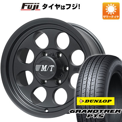 【新品国産6穴139.7車】 夏タイヤ ホイール4本セット 265/70R16 ダンロップ グラントレック PT5 ミッキートンプソン クラシック3 ブラック 16インチ :fuji 11802 56046 40834 40834:フジ スペシャルセレクション