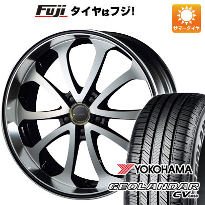 【新品国産5穴114.3車】 夏タイヤ ホイール4本セット 235/55R20 ヨコハマ ジオランダー CV G058 エムズスピード ジュノウ バベル 20インチ｜fujidesignfurniture