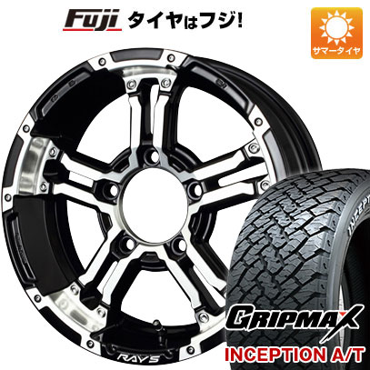 【新品】ジムニーシエラ 夏タイヤ ホイール4本セット 225/70R16 グリップマックス インセプション A/T RWL(限定) レイズ デイトナ FDX J 16インチ :fuji 16701 139251 42221 42221:フジ スペシャルセレクション