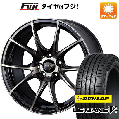 【新品国産5穴114.3車】 夏タイヤ ホイール4本セット 225/50R17 ダンロップ ルマン V+(ファイブプラス) ウェッズ ウェッズスポーツ SA 10R 17インチ :fuji 1844 136506 40695 40695:フジ スペシャルセレクション