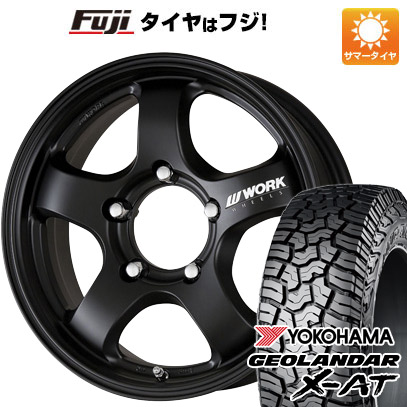 【新品】ジムニー 夏タイヤ ホイール4本セット 195R16C 104/102Q ヨコハマ ジオランダー X AT G016 OWL ワーク クラッグ S1J 16インチ :fuji 16701 141852 34475 34475:フジ スペシャルセレクション