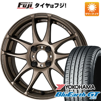 【新品国産4穴100車】 夏タイヤ ホイール4本セット 195/50R16 ヨコハマ ブルーアース GT AE51 ワーク エモーション CR kiwami 16インチ :fuji 1502 141822 28561 28561:フジ スペシャルセレクション