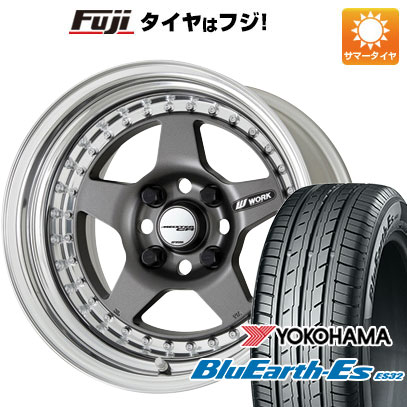 【新品国産4穴100車】 夏タイヤ ホイール4本セット 185/65R15 ヨコハマ ブルーアース ES32 WORK マイスター CR01 15インチ :fuji 1921 141781 35518 35518:フジ スペシャルセレクション