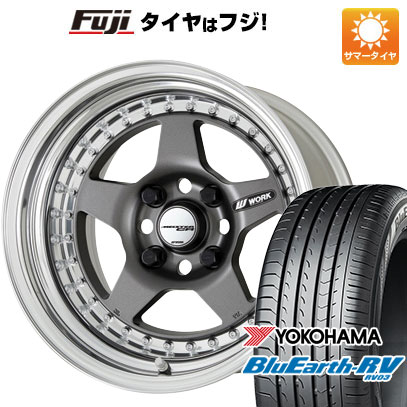 【パンク保証付】【新品国産5穴114.3車】 夏タイヤ ホイール4本セット 215/60R16 ヨコハマ ブルーアース RV 03 ワーク マイスター CR01 16インチ :fuji 1601 141846 36882 36882:フジ スペシャルセレクション