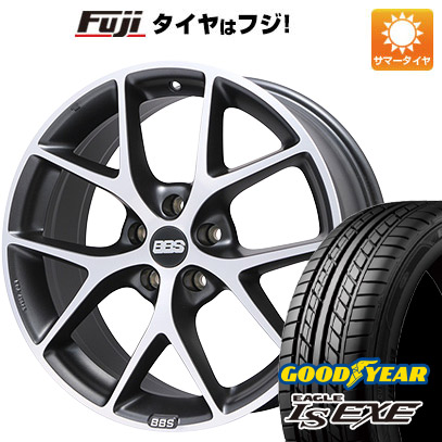 【新品国産5穴114.3車】 夏タイヤ ホイール４本セット 225/55R17 グッドイヤー イーグル エルエス エグゼ(限定) BBS GERMANY SR 17インチ :fuji 1861 152886 32119 32119:フジ スペシャルセレクション