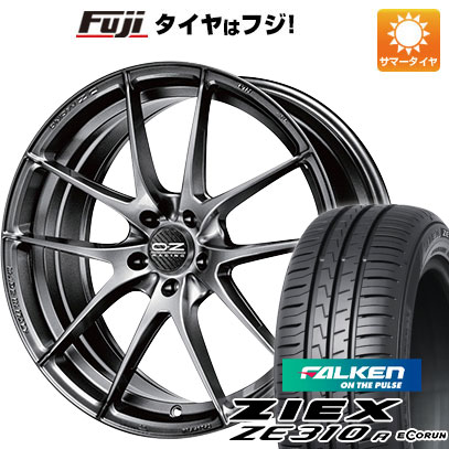 【新品国産車用 5穴100車】 夏タイヤ ホイール4本セット 215/45R17 ファルケン ジークス ZE310R エコラン（限定） OZ レッジェーラHLT 17インチ
