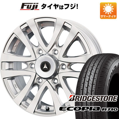 【新品】ハイエース200系 夏タイヤ ホイール4本セット 195/80R15 107/105N ブリヂストン エコピア R710 テクノピア マッドクリフ 15インチ :fuji 2185 67996 30231 30231:フジ スペシャルセレクション