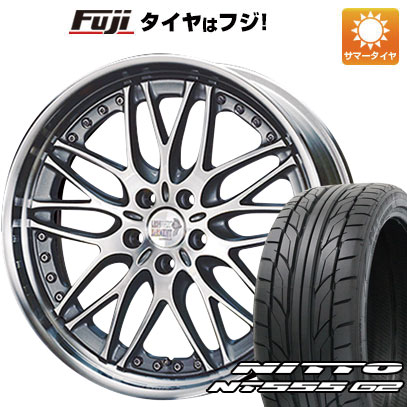 【パンク保証付き】【新品】40系アルファード用 夏タイヤ ホイール4本セット 245/45R20 ニットー NT555 G2 スーパースター レオンハルト ビューゲル 20インチ｜fujidesignfurniture