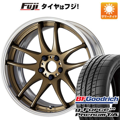 【新品国産5穴114.3車】 夏タイヤ ホイール４本セット 215/50R17 BFグッドリッチ(フジ専売) g FORCE フェノム T/A ワーク エモーション CR 2P 17インチ :fuji 1842 142114 41274 41274:フジ スペシャルセレクション