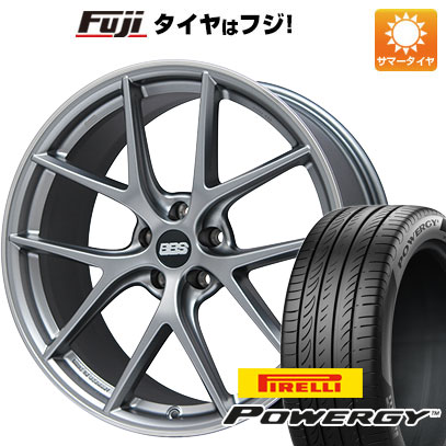 【新品国産5穴114.3車】 夏タイヤ ホイール4本セット 225/55R19 ピレリ パワジー BBS GERMANY CI R プラチナムシルバー 19インチ :fuji 2581 127458 41420 41420:フジ スペシャルセレクション