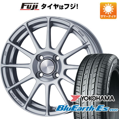 【新品国産4穴100車】 夏タイヤ ホイール4本セット 195/50R16 ヨコハマ ブルーアース ES32 エンケイ PF03 16インチ :fuji 1502 150993 35488 35488:フジ スペシャルセレクション