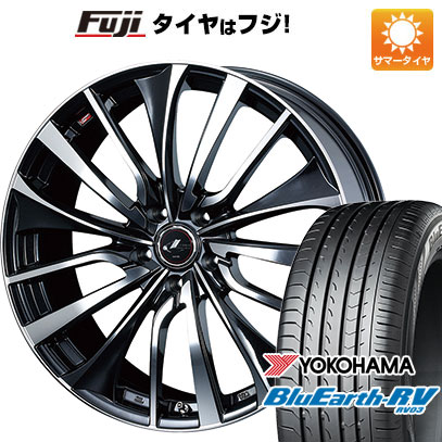 【パンク保証付】【新品国産5穴114.3車】 夏タイヤ ホイール4本セット 215/45R18 ヨコハマ ブルーアース RV 03 ウェッズ レオニス VT 18インチ :fuji 1130 136603 36867 36867:フジ スペシャルセレクション