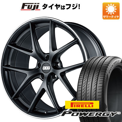 【新品国産5穴114.3車】 夏タイヤ ホイール4本セット 225/55R19 ピレリ パワジー BBS GERMANY CI R サテンブラック 19インチ :fuji 2581 127366 41420 41420:フジ スペシャルセレクション