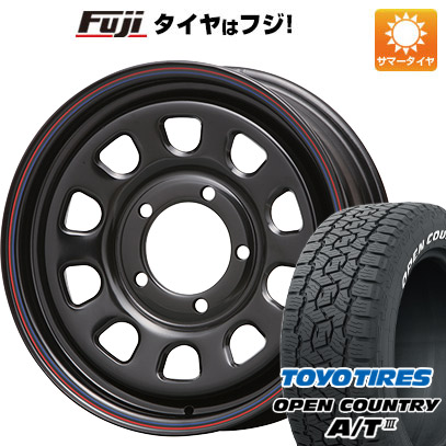 【新品】ジムニー 夏タイヤ ホイール4本セット 175/80R16 トーヨー オープンカントリー A/T III RBL MLJ デイトナSS 16インチ :fuji 16701 121388 38629 38629:フジ スペシャルセレクション