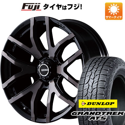 【新品】プラド 夏タイヤ ホイール4本セット 265/60R18 ダンロップ グラントレック AT5 レイズ デイトナ FDX F6 18インチ｜fujidesignfurniture