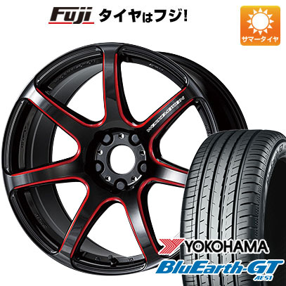 【新品国産5穴114.3車】 夏タイヤ ホイール4本セット 205/55R17 ヨコハマ ブルーアース GT AE51 ワーク エモーション T7R 17インチ :fuji 1741 142180 28554 28554:フジ スペシャルセレクション