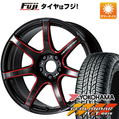 【新品国産5穴114.3車】 夏タイヤ ホイール4本セット 235/55R18 ヨコハマ ジオランダー A/T G015 RBL ワーク エモーション T7R 18インチ :fuji 1303 141982 31577 31577:フジ スペシャルセレクション