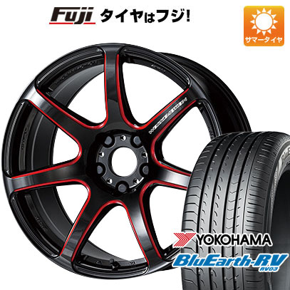 【パンク保証付】【新品国産5穴114.3車】 夏タイヤ ホイール4本セット 205/50R17 ヨコハマ ブルーアース RV 03 ワーク エモーション T7R 17インチ :fuji 1672 142180 39075 39075:フジ スペシャルセレクション