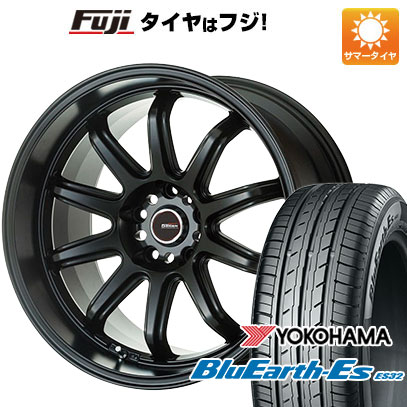 【新品国産5穴114.3車】 夏タイヤ ホイール４本セット 225/55R18 ヨコハマ ブルーアース ES32 ゴジゲン ファイヤーボールダブルアール 18インチ :fuji 1321 150181 35472 35472:フジ スペシャルセレクション