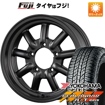 【新品】ジムニー 夏タイヤ ホイール4本セット 215/85R16 ヨコハマ ジオランダー A/T G015 OWL/RBL ファブレス ヴァローネ MC 9 16インチ :fuji 16701 107846 22885 22885:フジ スペシャルセレクション