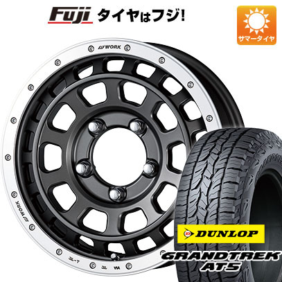 【新品】ジムニー 夏タイヤ ホイール４本セット 175/80R16 ダンロップ グラントレック AT5 ワーク クラッグ ティーグラビック 16インチ :fuji 16701 141859 32872 32872:フジ スペシャルセレクション